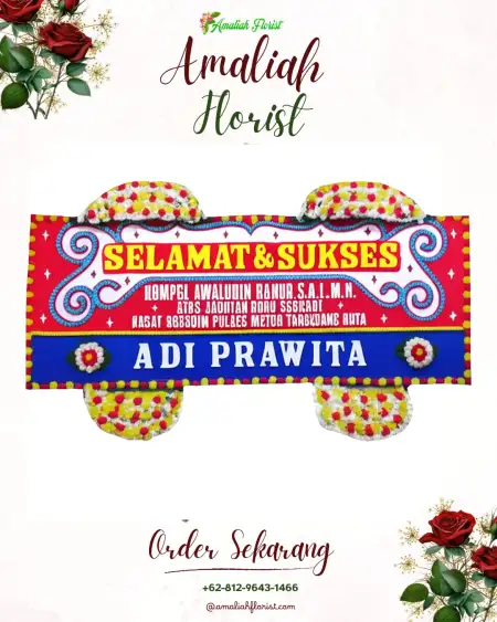 Papan Bunga Ucapan Selamat Sidomakmur