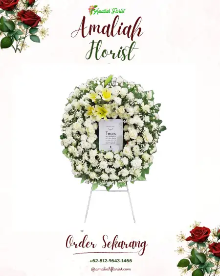 Krans Bunga Duka Sidomakmur